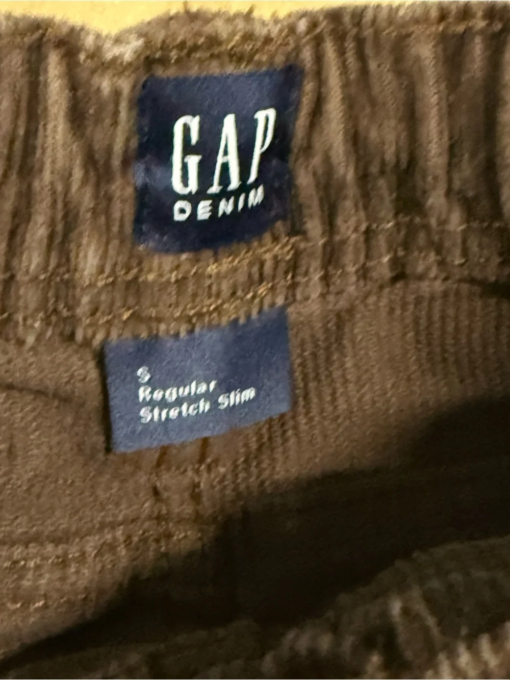 Gap Corduroy Stretch Slim Pants Size Small